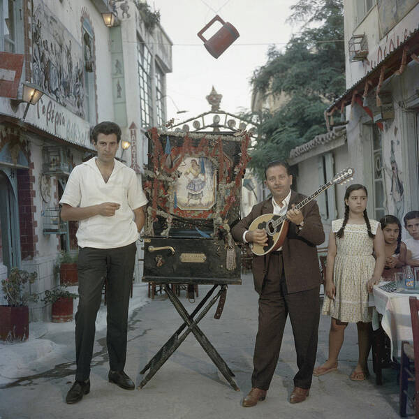 People Art Print featuring the photograph Mikis Theodorakis by Slim Aarons