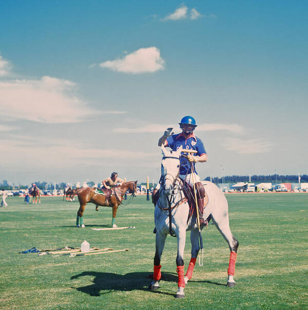 Horse Art Print featuring the photograph Polo In Florida by Slim Aarons