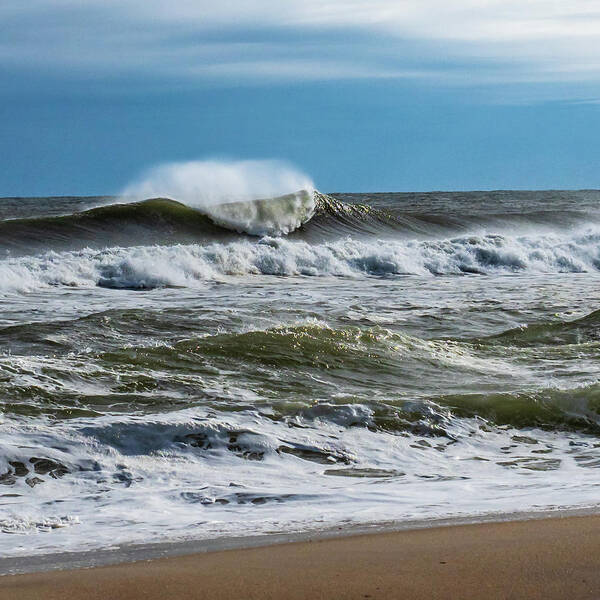 Beach Art Print featuring the photograph Big Wave Photograph #3 by Louis Dallara