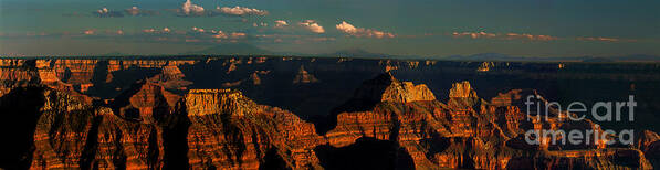 Dave Welling Art Print featuring the photograph Sunset North Rim Grand Canyon National Park Arizona by Dave Welling