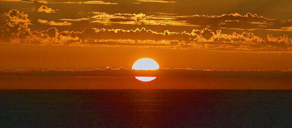 Sunset Art Print featuring the photograph Aldinga Beach sunset by Jocelyn Kahawai