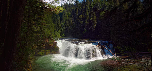 Lower Art Print featuring the photograph Lower Lewis Falls by Thomas Hall