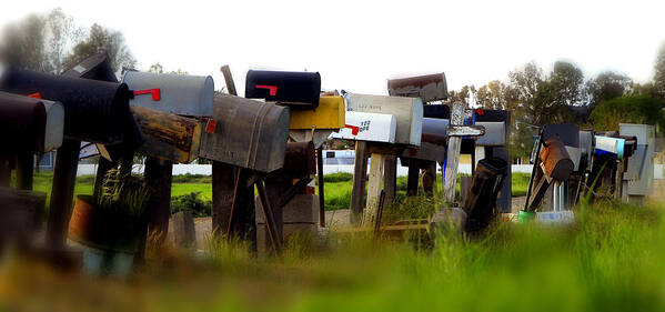Americana Art Print featuring the photograph Mailboxes 2 by Craig Incardone