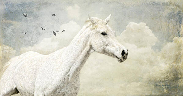 Horse Art Print featuring the photograph The Runner by Karen Slagle