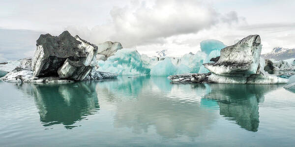 Iceland Art Print featuring the photograph Jokulsarlon - Iceland Lagoon by Marla Craven