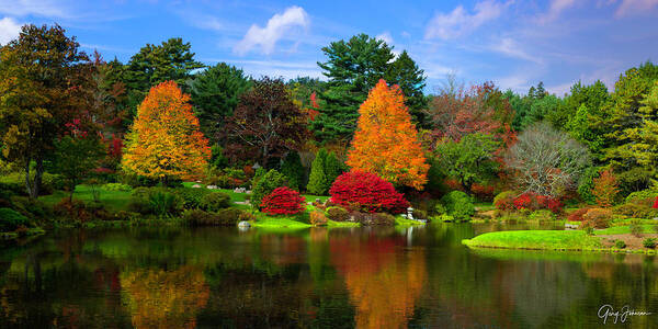 Asticou-azalea-garden Art Print featuring the photograph Asticou Azalea Garden by Gary Johnson