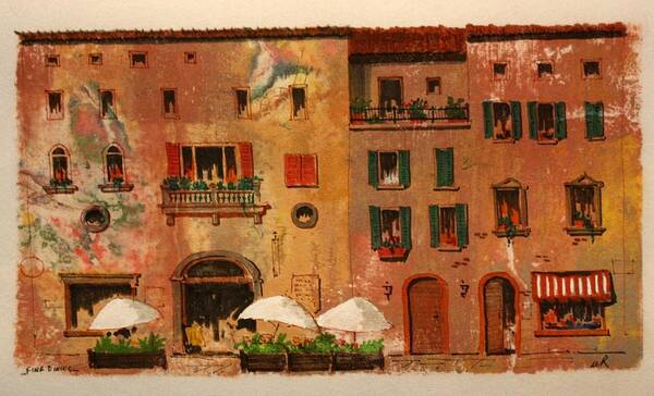 Italy Art Print featuring the drawing Fine Dining by William Renzulli