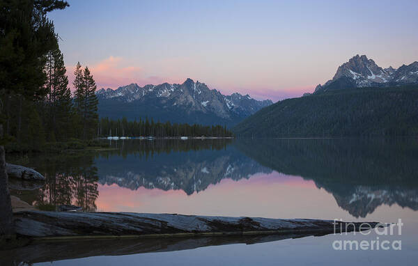 Idaho Art Print featuring the photograph Redfish Dawn by Idaho Scenic Images Linda Lantzy