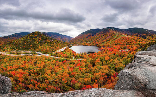 Franconia Notch Art Print featuring the photograph Fall in Franconia Notch #2 by Robert Clifford