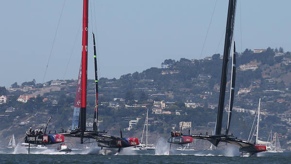 Ac34 Art Print featuring the photograph America's Cup 34 NEW PRICES by Steven Lapkin