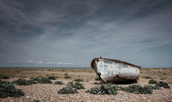 Dungeness Art Print featuring the photograph Boat On A Beach by Rick Deacon