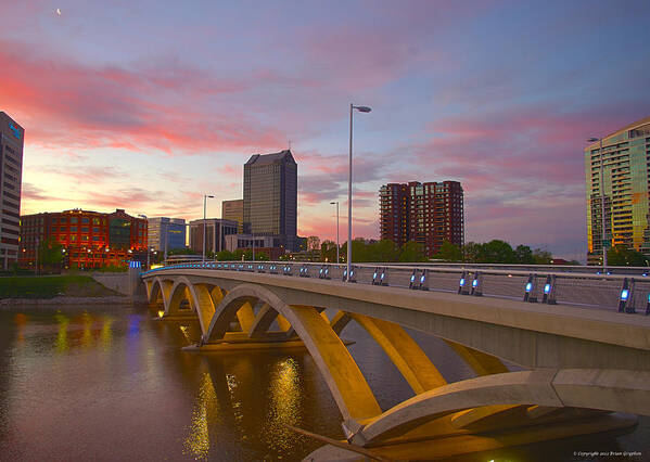 Morning Art Print featuring the photograph Scioto Morning 50526 by Brian Gryphon