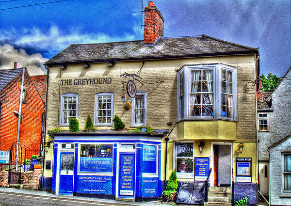 The Greyhound Art Print featuring the photograph The Greyhound Pub by Jane James