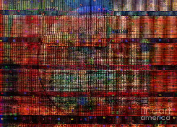 Industry Art Print featuring the digital art Industrial Abstract 8 by Andy Mercer