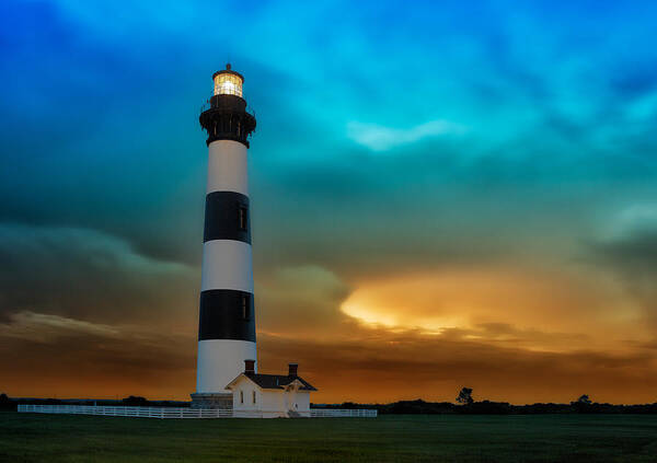 North Carolina Art Print featuring the photograph Stormy Sunrise by Dan Carmichael