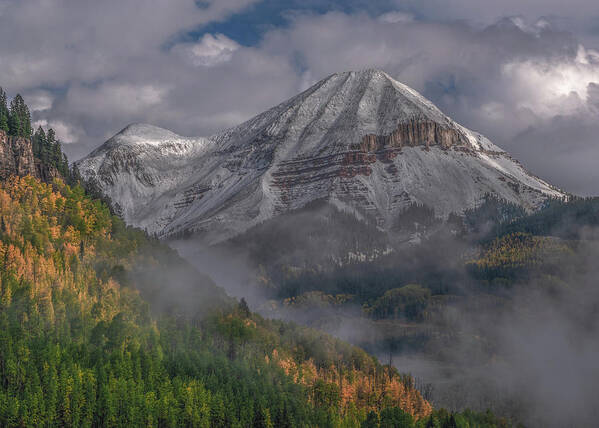 Landscape Art Print featuring the photograph Morning Mountain by Chuck Jason