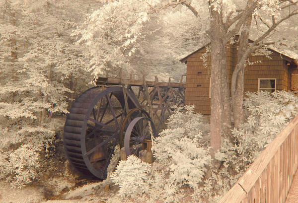Roan Mountain Water Wheel Tennessee by Jim Cook