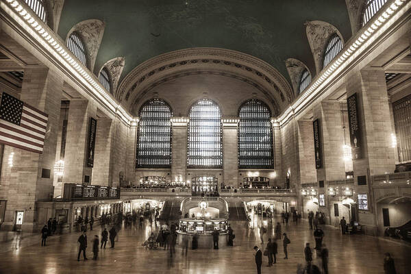 Nyc Art Print featuring the photograph Central Station by Stacey Granger