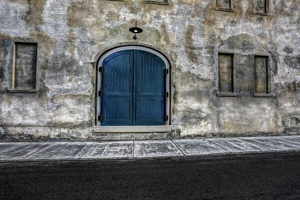 Charleston Art Print featuring the photograph Charleston SC - Midnight Blue by Douglas Berry