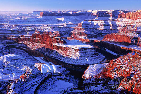 Utah Art Print featuring the photograph Dead Horse Point at New Year Day by Benedict Heekwan Yang