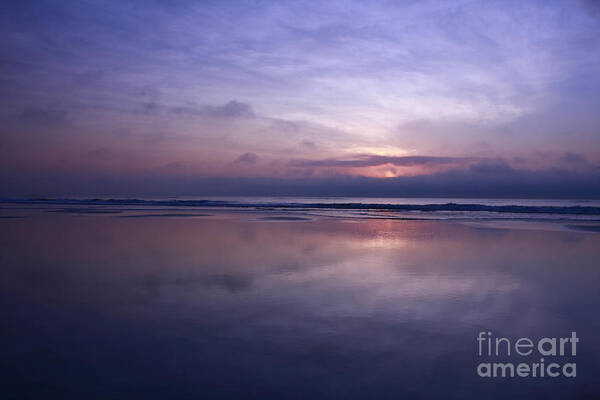 Landscapes Art Print featuring the photograph Jacksonville Ethereal Ocean by John F Tsumas