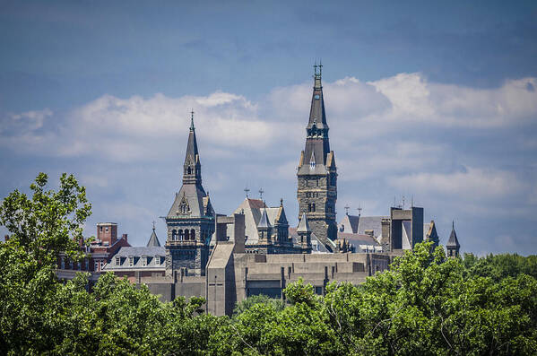 Bradley Clay Art Print featuring the photograph Georgetown University by Bradley Clay