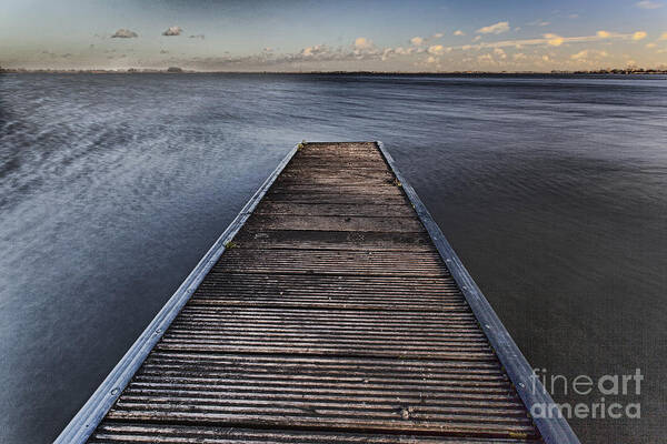 Wharf Art Print featuring the photograph New Horizon by Casper Cammeraat