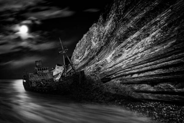Landscape Art Print featuring the photograph Stranded by Darko Ivancevic