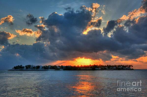 Florida Keys Art Print featuring the photograph Sunset Key by Mel Steinhauer