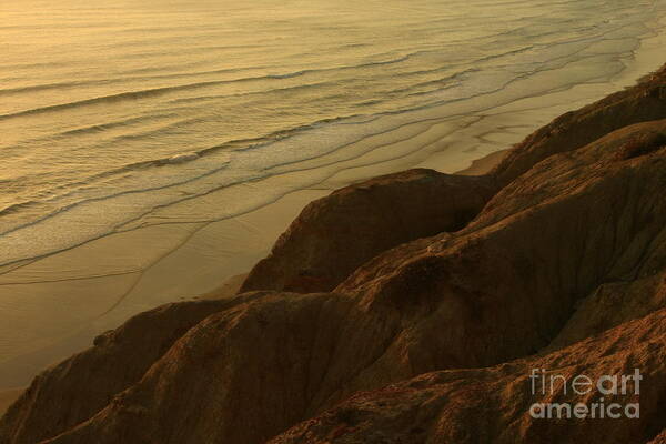 Landscapes Art Print featuring the photograph Torrey Pines Waves by John F Tsumas