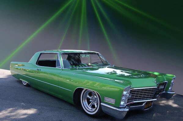 Cadillac Art Print featuring the photograph Kelly Caddy by Bill Dutting