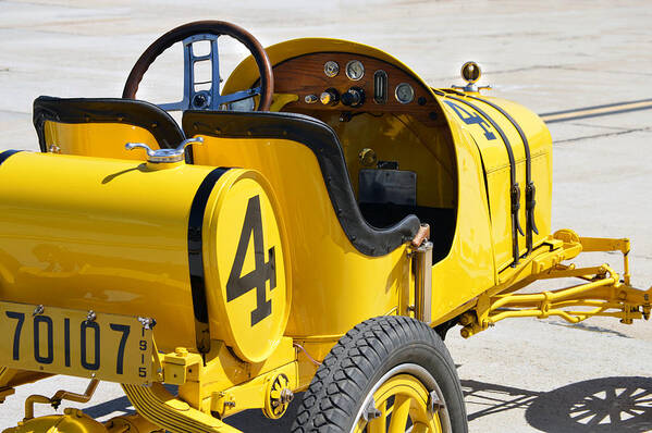 Runabout Art Print featuring the photograph 1915 Runabout Racer by Bill Dutting