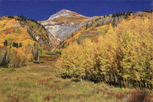 Silverton Art Print featuring the photograph Autumn Road Trip by Donna Kennedy
