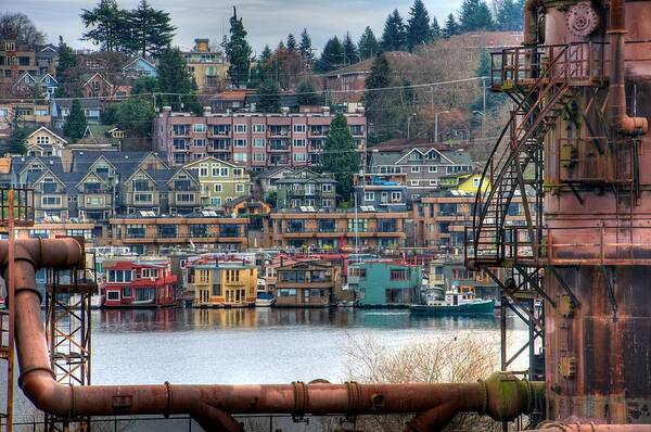 Seattle Art Print featuring the photograph Framed in Seattle by Spencer McDonald