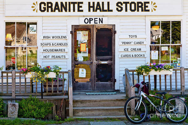 Bristol Art Print featuring the photograph Granite Hall Store by Susan Cole Kelly