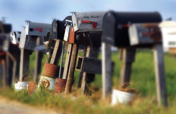Photography Art Print featuring the photograph Mailboxes by Craig Incardone