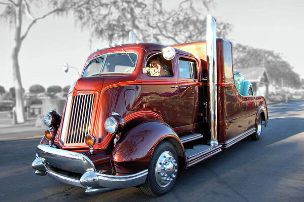 Truck Art Print featuring the photograph Root Beer Hauler by Bill Dutting
