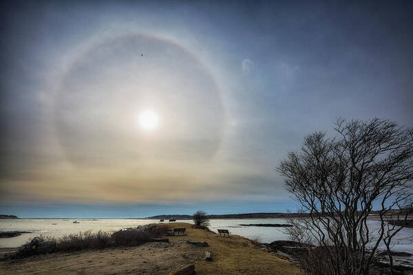 Maine Art Print featuring the photograph Sun Halo by Robert Clifford