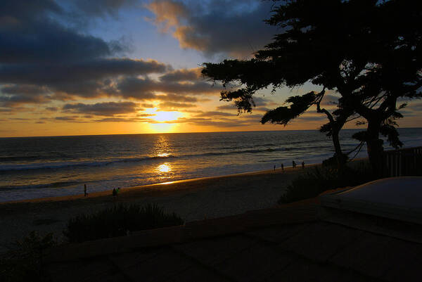 Carlsbad Art Print featuring the photograph Sunset from the Staircase by Bill Dutting