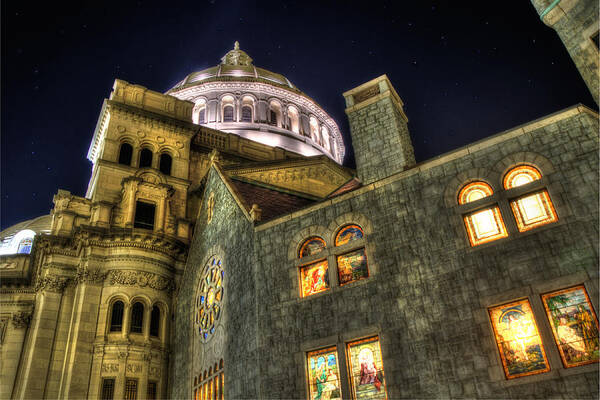  Art Print featuring the photograph The Mother Church - Christian Science Center - Boston by Joann Vitali