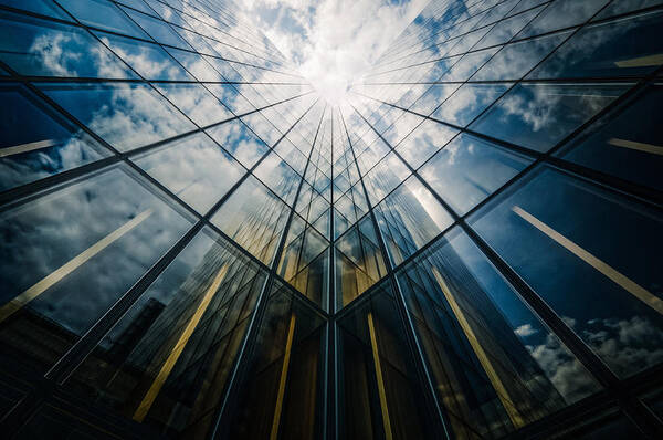 Architecture Art Print featuring the photograph Towards The Clouds by Darko Ivancevic