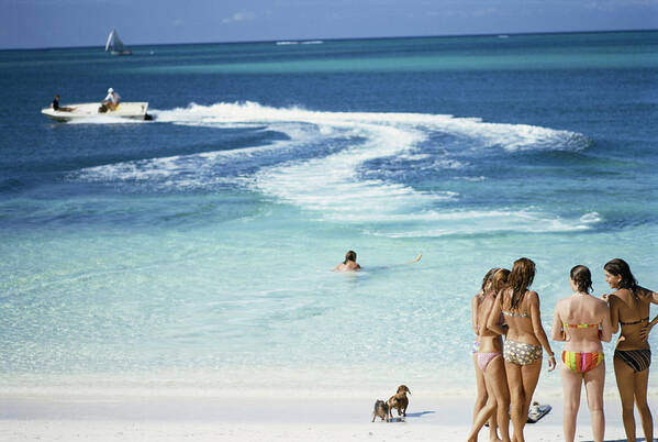 People Art Print featuring the photograph Lyford Cay #4 by Slim Aarons