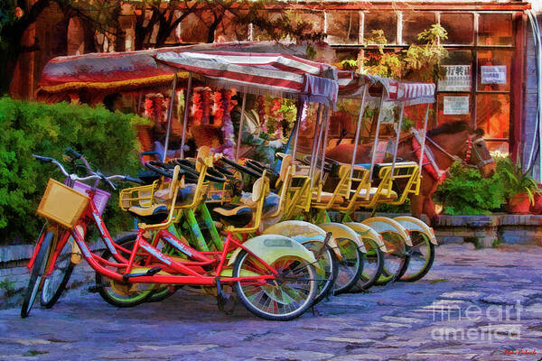  Art Print featuring the photograph Bicycle Or House Drawn Carriage by Blake Richards