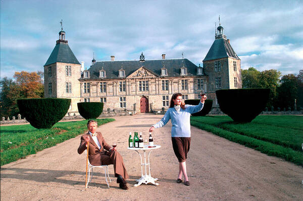1980-1989 Art Print featuring the photograph Chateau De Sully by Slim Aarons