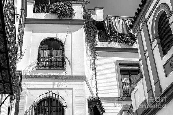 Close Quarters In Seville Art Print featuring the photograph Close Quarters in Seville by John Rizzuto