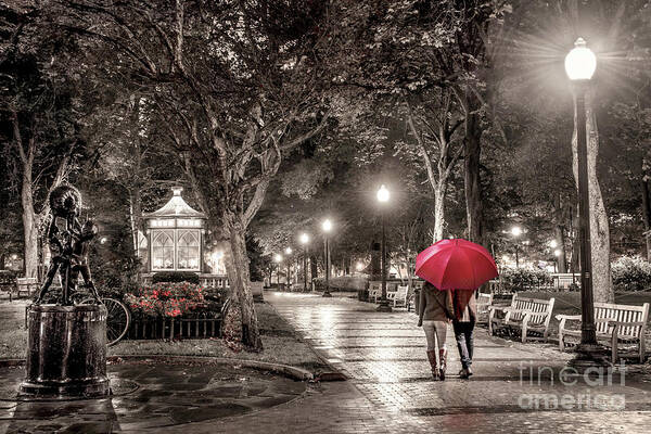 Philadelphia Art Print featuring the photograph Night Walk by Stacey Granger