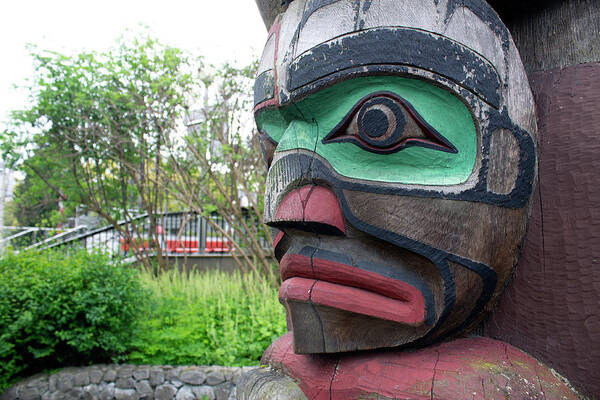 Totem Art Print featuring the photograph Vancouver Island by Rik Carlson