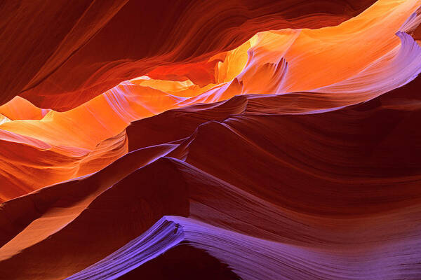 Antelope Canyon Art Print featuring the photograph Upper Antelope Canyon by Giovanni Allievi