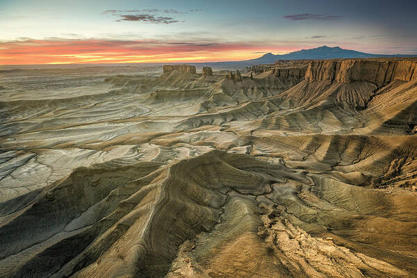 Utah Art Print featuring the photograph Badlands Viewpoint by Whit Richardson