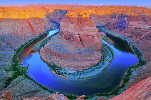 Horseshoe Bend Art Print featuring the photograph Horseshoe bend by Giovanni Allievi